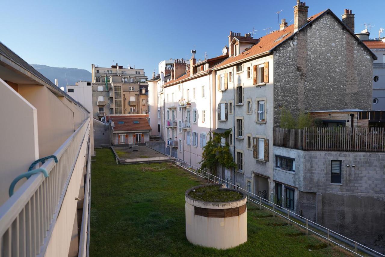 Studio Plein Centre, Calme, Parking Inclus, Piscine Et Gardien Grenoble Exteriör bild